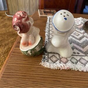 1940 Dalit and mermaid salt and pepper set